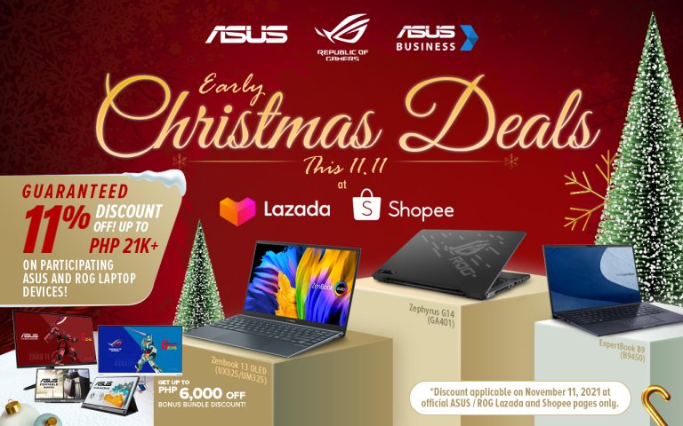 ASUS and ROG are Having an 11.11 One Day Sale with up to 11% Off
