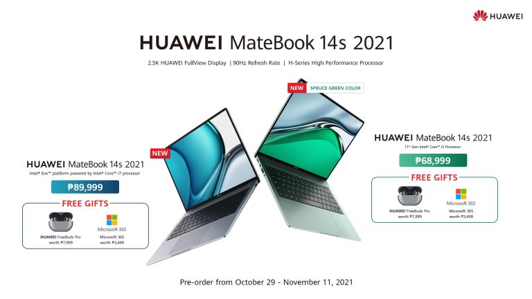 HUAWEI MateBook 14s 2021 Now Open for Pre-Order in the Philippines