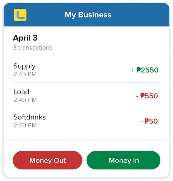 Keep track of money coming in and out