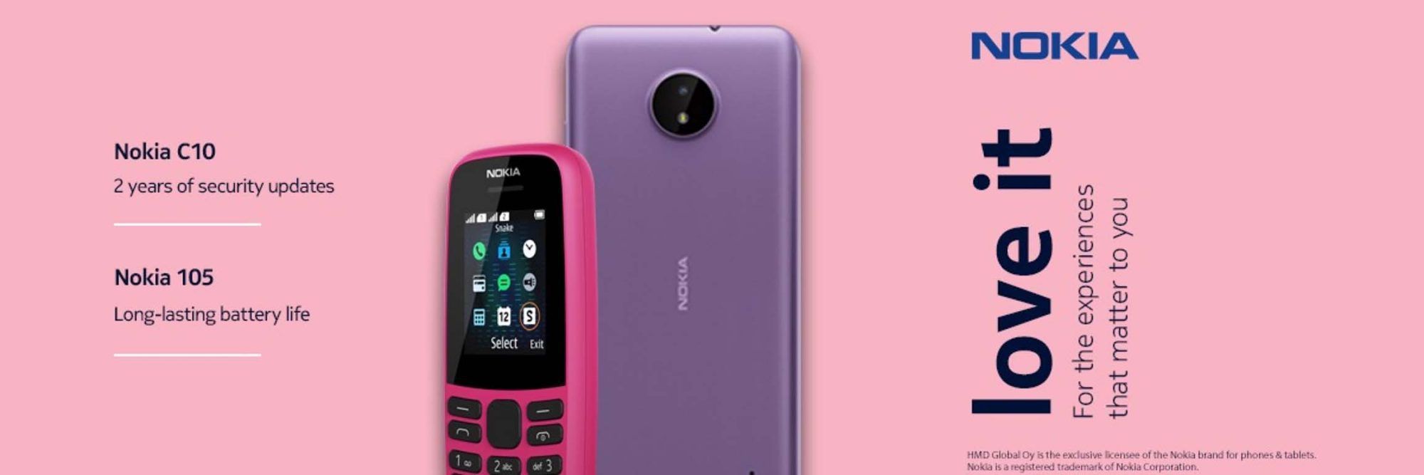 Nokia C10 and Nokia 105 Valentines Deals