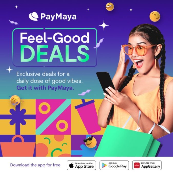 Get your Daily Dose of Good Vibes with PayMaya Feel-Good Deals