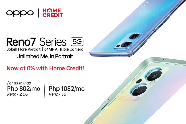 OPPO Reno7 Series on 0% Interest Installment Plan from Home Credit