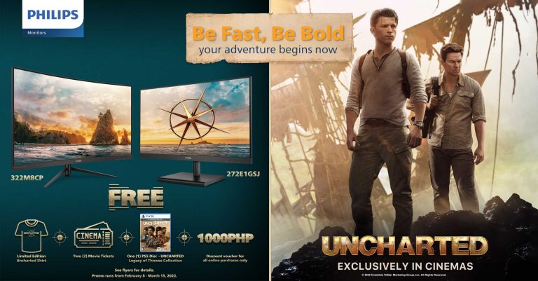 Philips Monitors Partners with Sony Pictures for Uncharted Promo