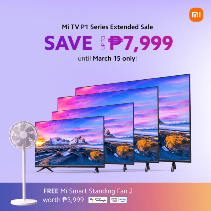 Xiaomi’s Mi TV P1 Series are Up to 21% Off on Shopee and Lazada
