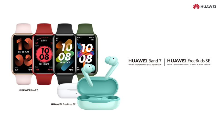 HUAWEI Intoduces New HUAWEI Band 7 and FreeBuds SE