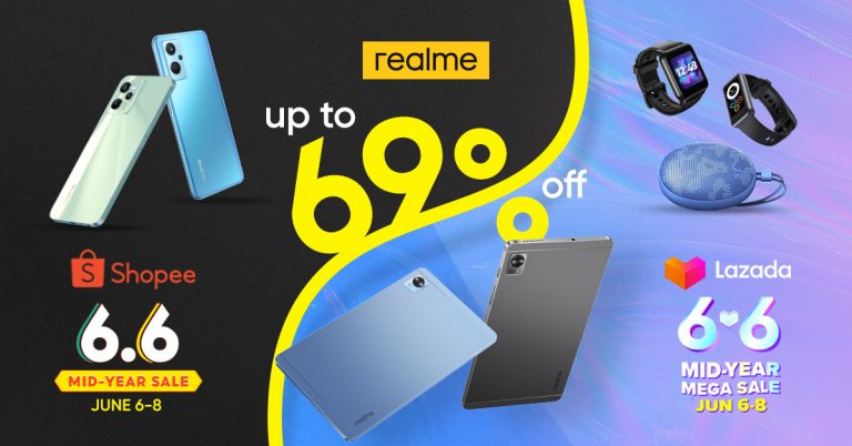 It’s Budol Time on the realme 6.6 Sale, Enjoy up to 69% Off!