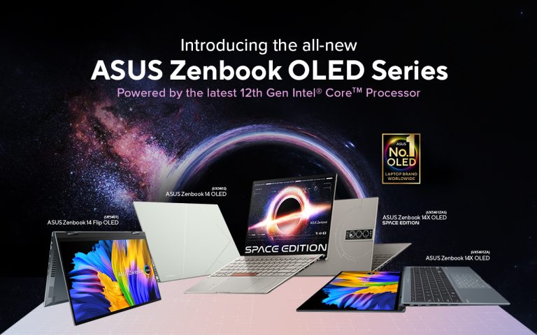 New 12th Gen Zenbook OLED Laptops Revealed with new Space Edition