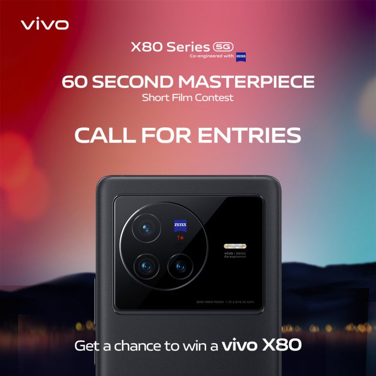 Win a vivo X80 with vivo PH’s 60 Second Masterpiece Short Film Contest