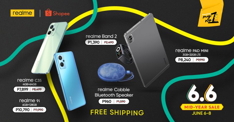 realme C-Series, realme 9i, realme Pad Mini Bundle Promo on Shopee
