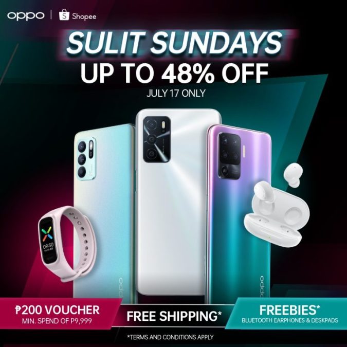 Get up to 48% Off during the OPPO Brand Spotlight on Shopee