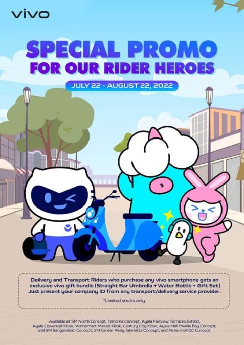 vivo Philippines Special Promo For Our Rider Heroes