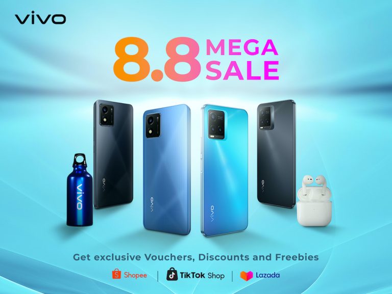 Catch the vivo 8.8 Mega Sale in Shopee, Lazada, and TikTok Shop