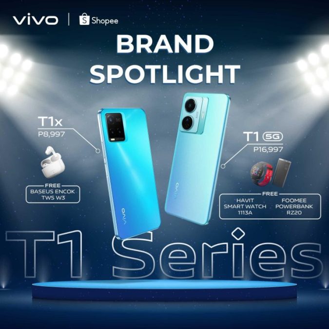 Get the vivo T1 Series at vivo’s Shopee Brand Spotlight on August 5