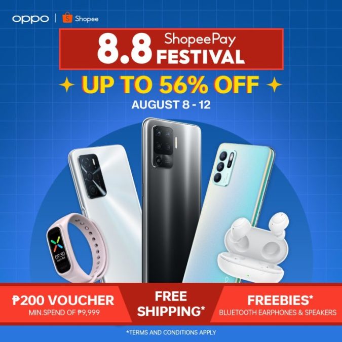 OPPO Devices You Shouldn’t Miss on the 8.8 ShopeePay Festival