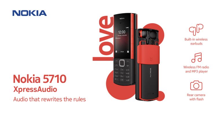 Nokia 5710 XpressAudio with In-built Wireless Earbuds Launched