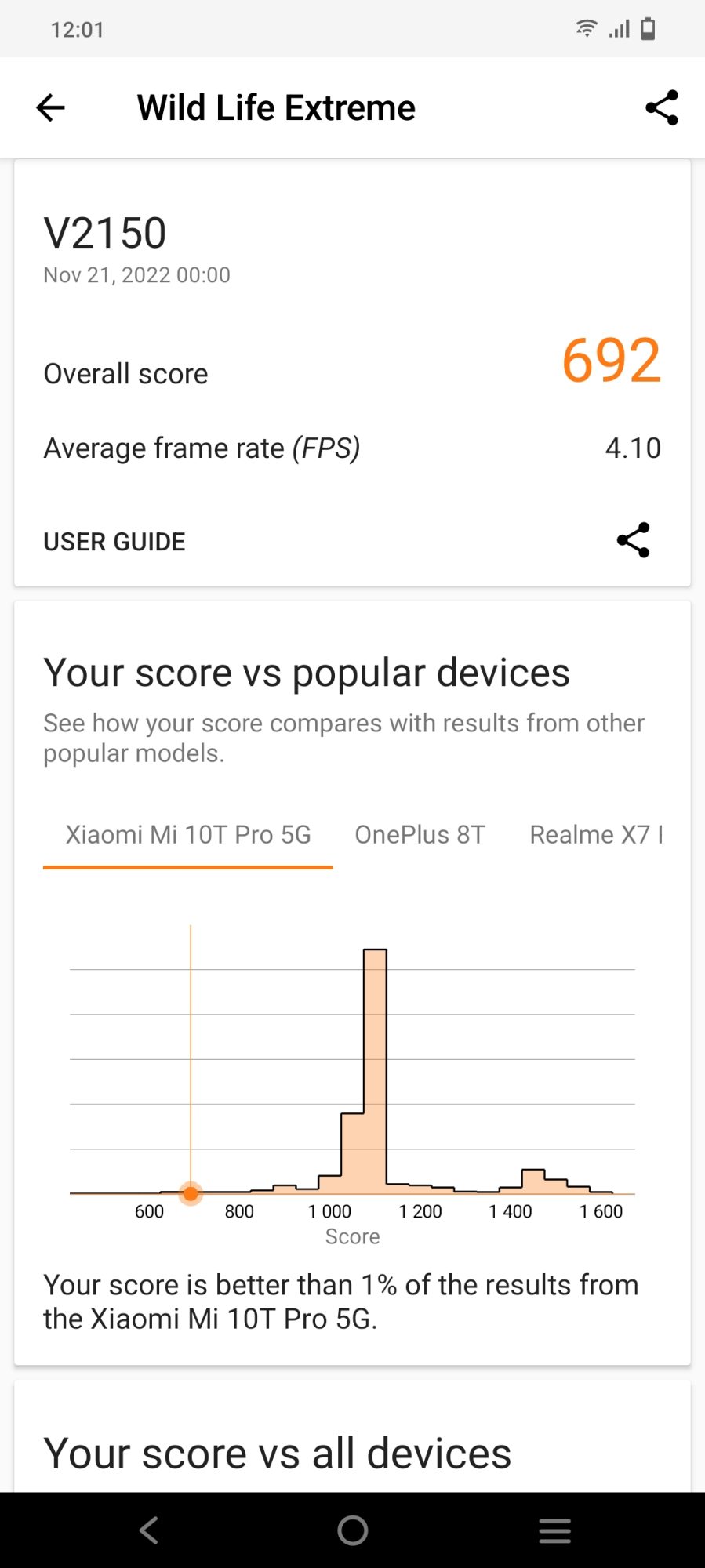 3DMark Wild Life Extreme
