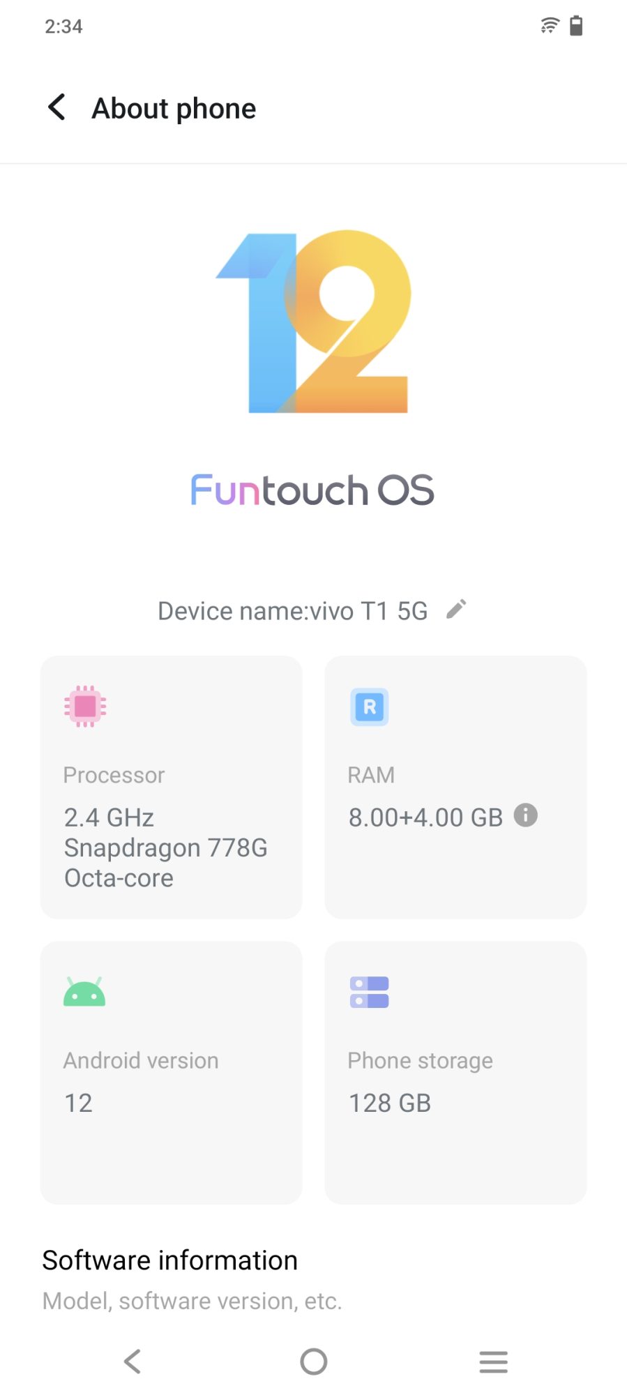 Funtouch OS 12
