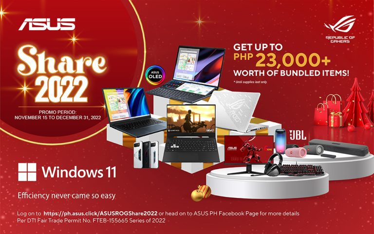 Get Exclusive Bundles on the ASUS and ROG Share 2022 Promo