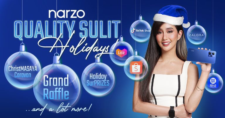 Have a narzo Quality Sulit Holidays this Christmas Season