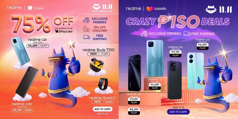 Here’s a List of realme 11.11 Promos and Offers