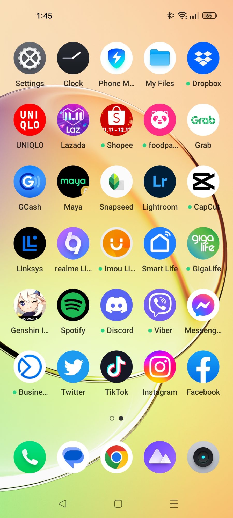 realme 10 icons