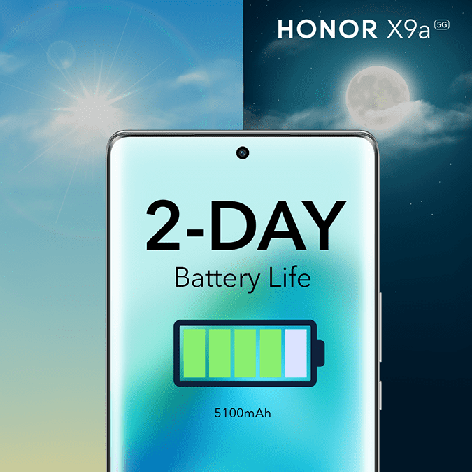 2-day battery life