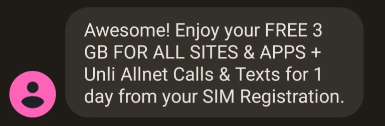 Free 3GB Data
