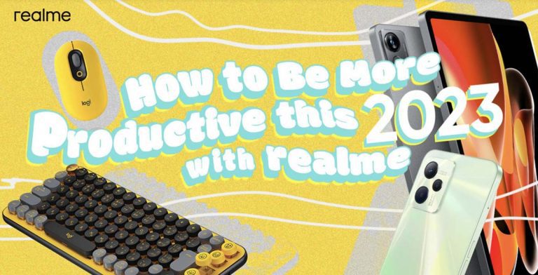 Get Productive this 2023 with realme and Logitech