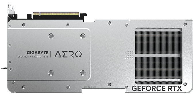 NVIDIA GeForce RTX 4090 AERO OC back plate