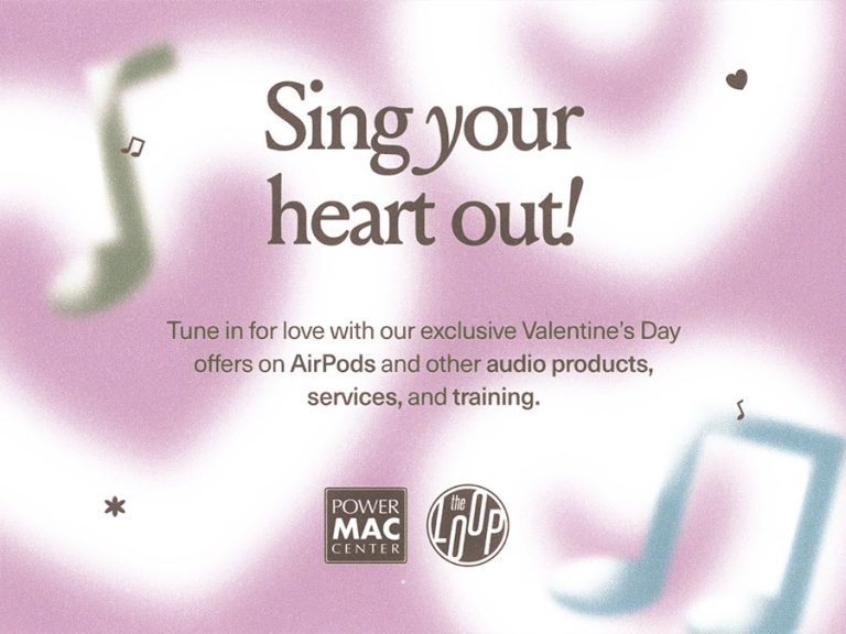 Special Power Mac Center Valentine’s Day Deals for Music Lovers