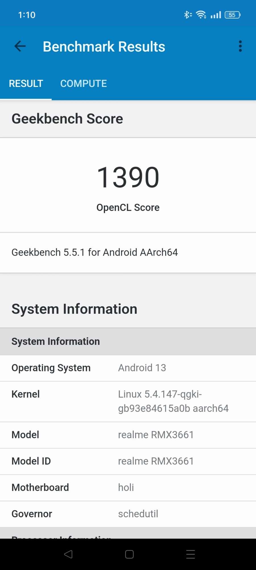 Geekbenck 5 OpenCL