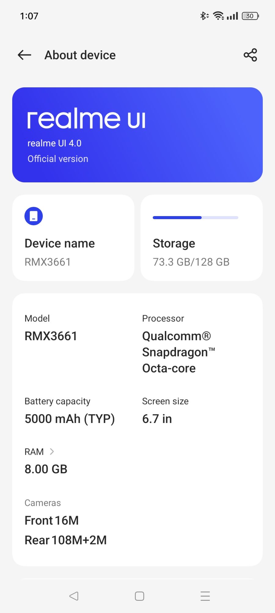 realme 10 Pro 5G raelme UI 4.0