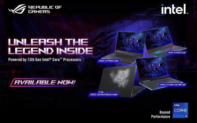 2023 13th Gen ROG Gaming Laptops Launched