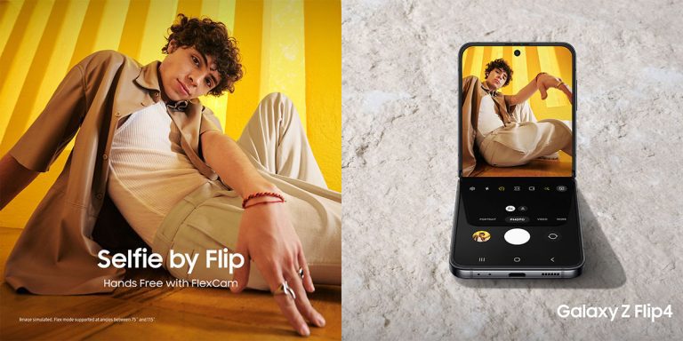 Galaxy Z Flip4 Flex Cam