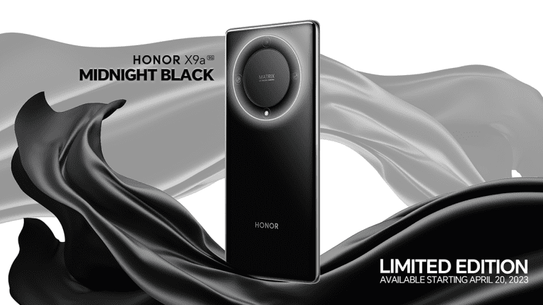 Limited Edition HONOR X9a 5G Midnight Black Coming on April 20
