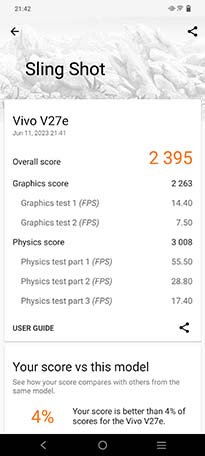 vivo V27e 3DMark 1