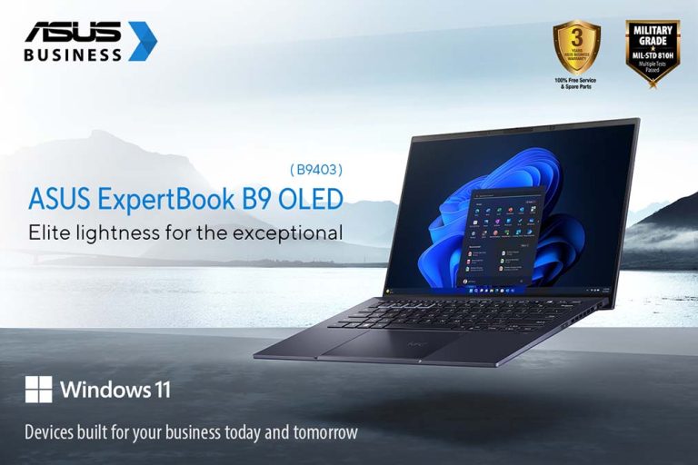 ASUS ExpertBook B9 OLED – Lightest 14-inch OLED Business Laptop