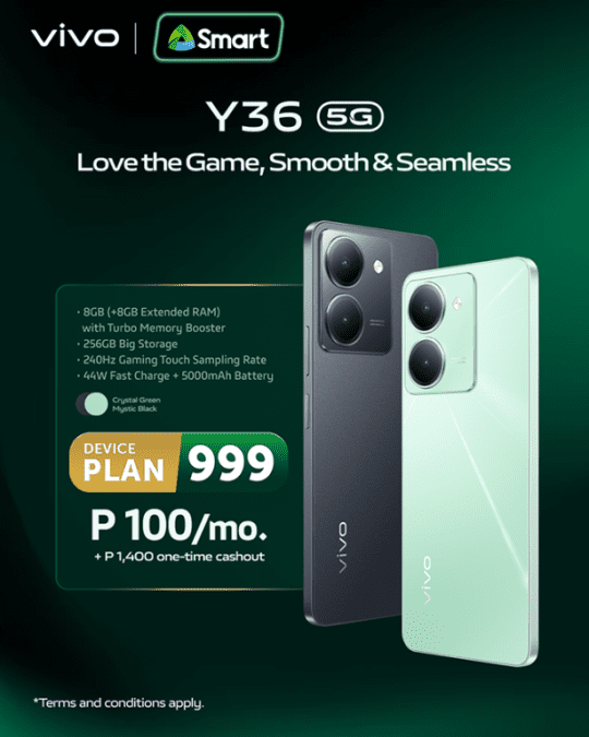 vivo Y36 5G on Smart Signature Plans