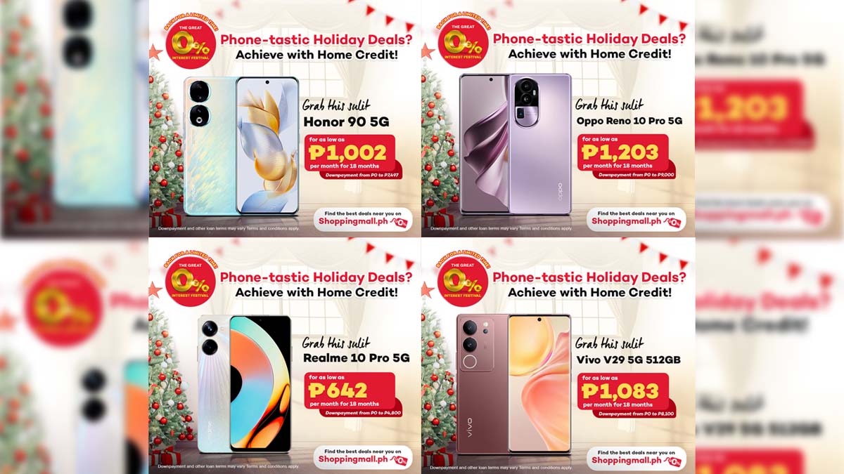 Catch these Christmas Phone Deals from Home Credit