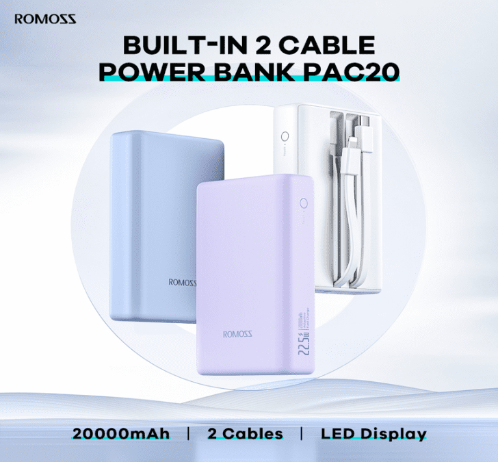 ROMOSS 2000mAh PD Power Bank – PAC20