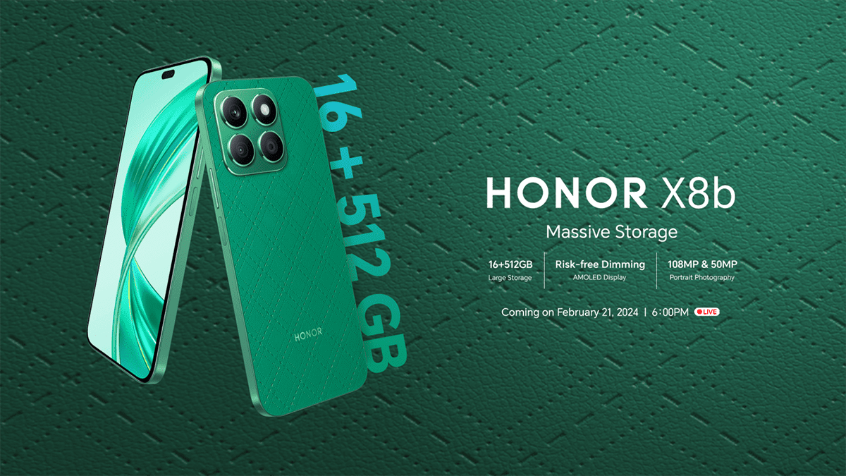 HONOR X8b with Massive Storage to Arrive in PH on February 21