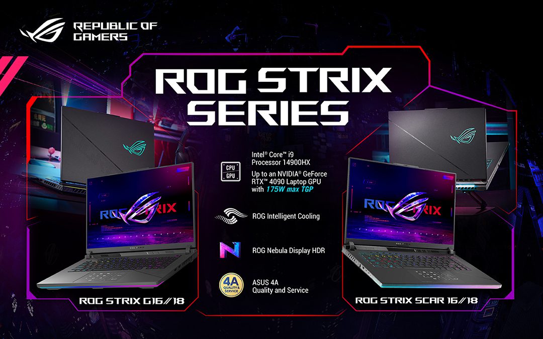 ROG Strix 14th Gen Intel Laptops are Now Available