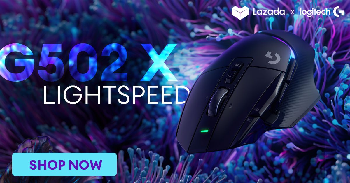 Logitech G502 X LIGHTSPEED Gaming Mouse – Futuristic Gaming Beast