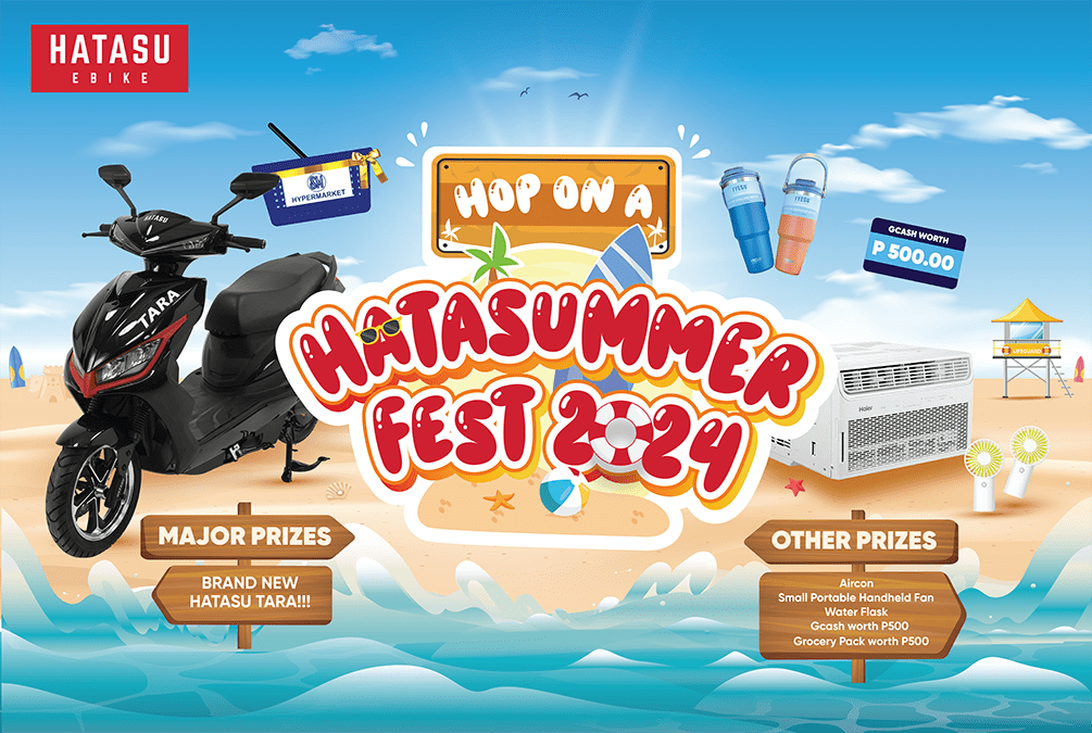 Be 1 of the 42 Lucky Winners of the HATASUlit sa Tag-init Raffle Promo