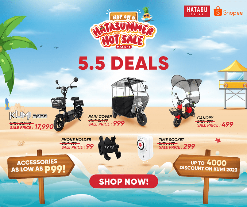 HATASUlit Summer Deals during the Shopee 5.5 Mega Sale