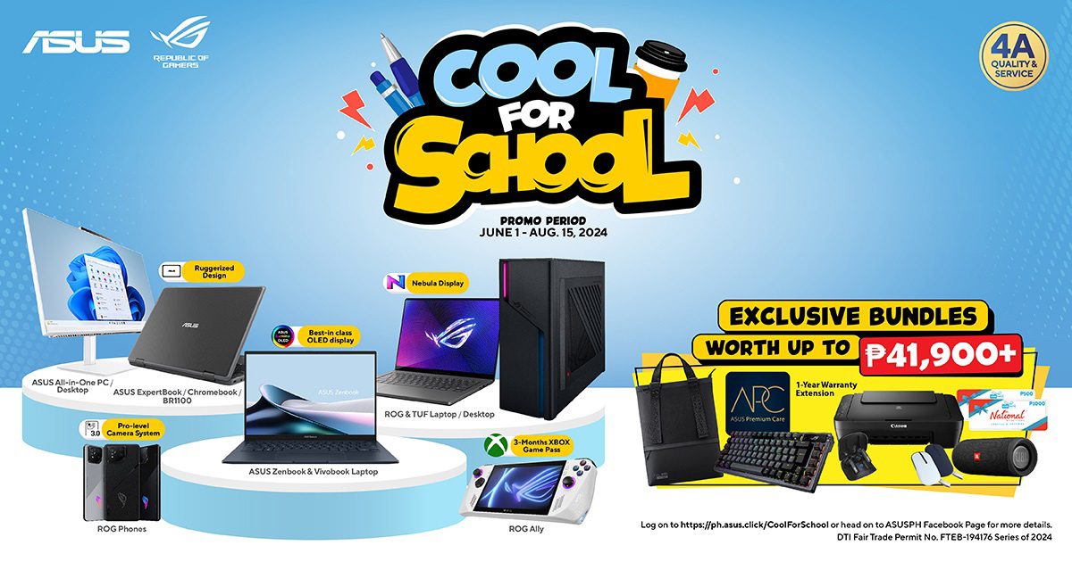 ASUS and ROG Cool for School 2024