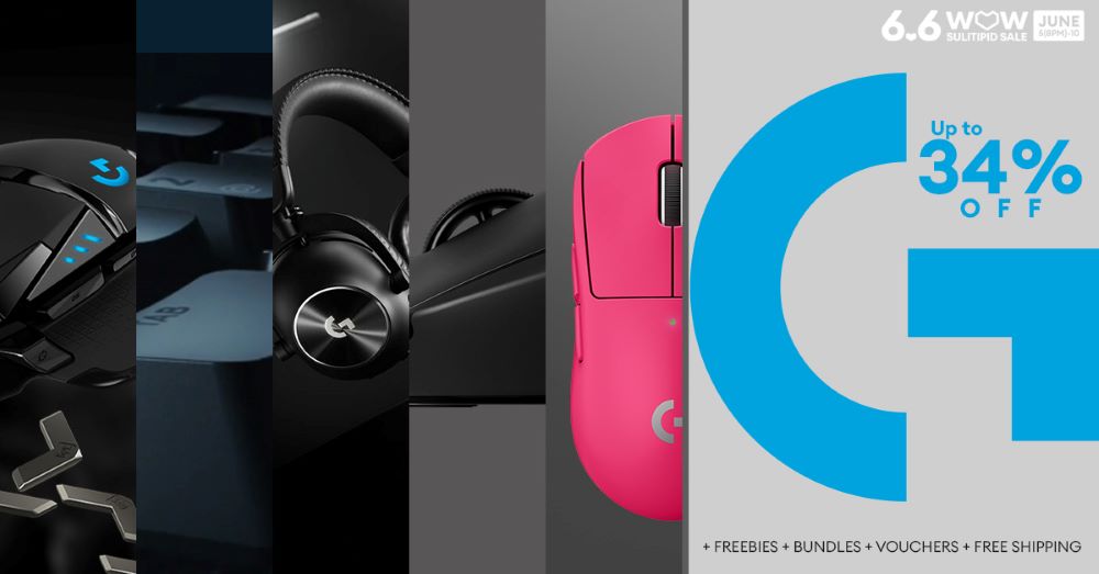 Exclusive Tech Deals on the Logitech 6.6 Lazada Gadget Sale