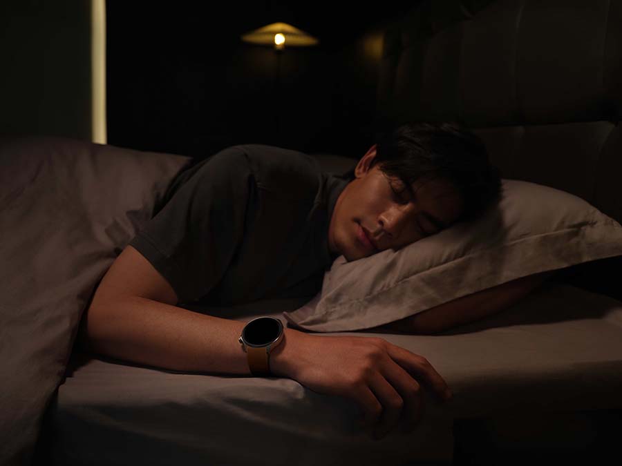 Equipped for sleep tracking and stress detection
