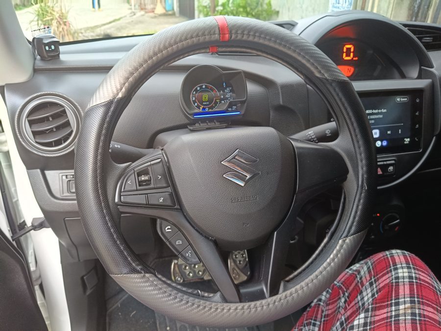 carbon steering wheel cover