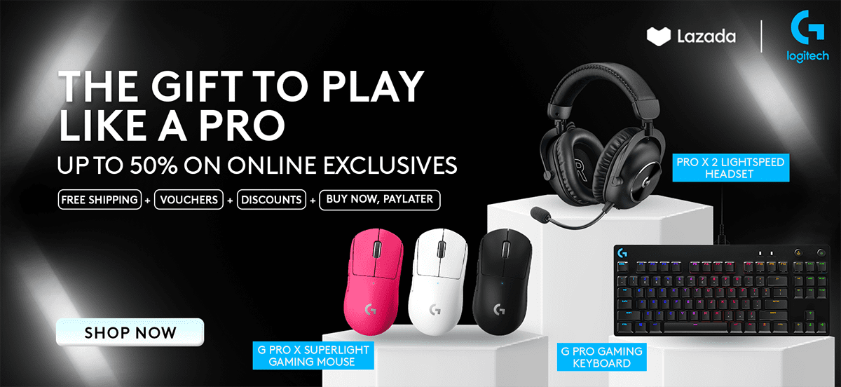 Score Gears on the Logitech Lazada 12.12 All-Out Pamasko Sale